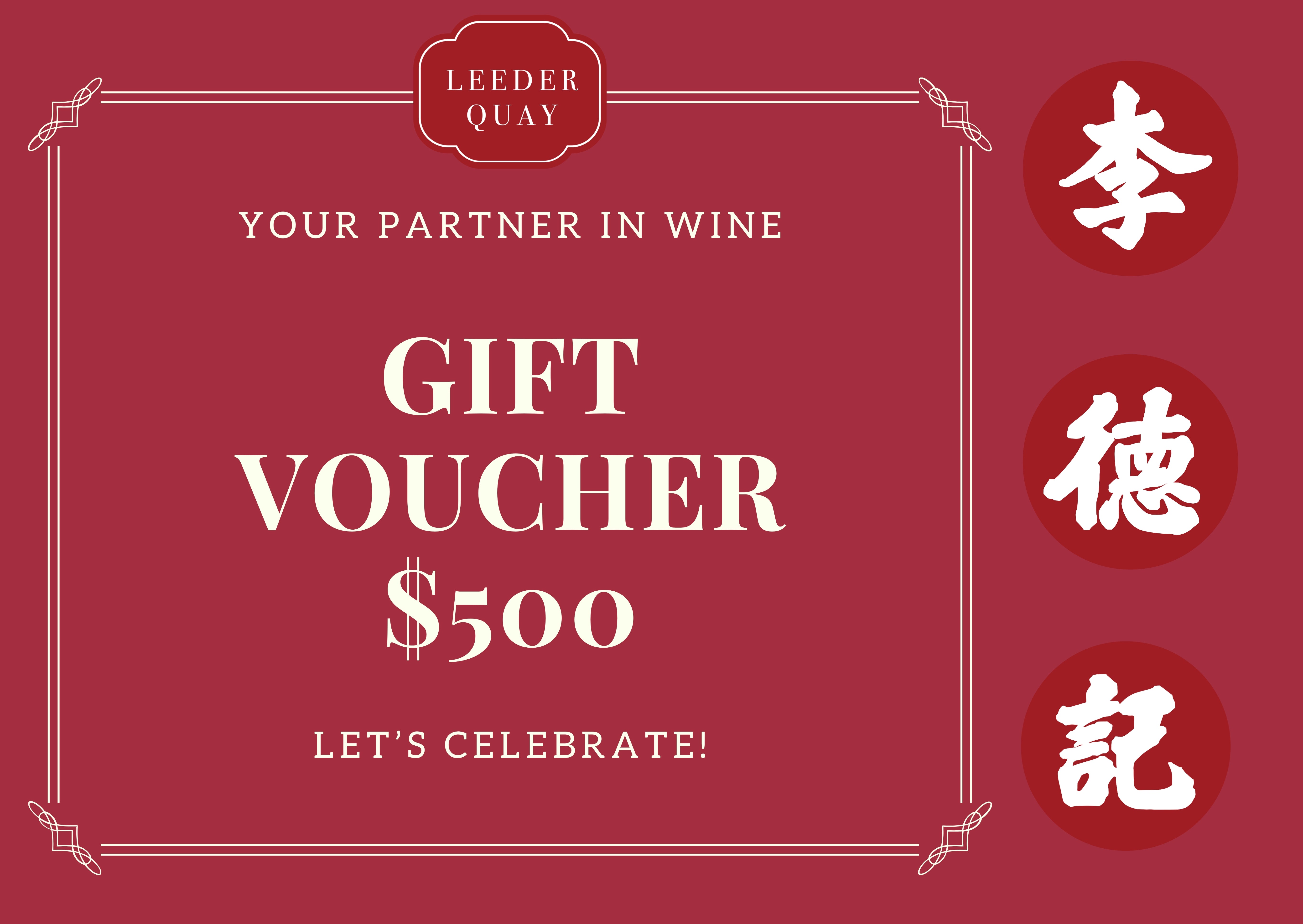 E-Gift Voucher $500
