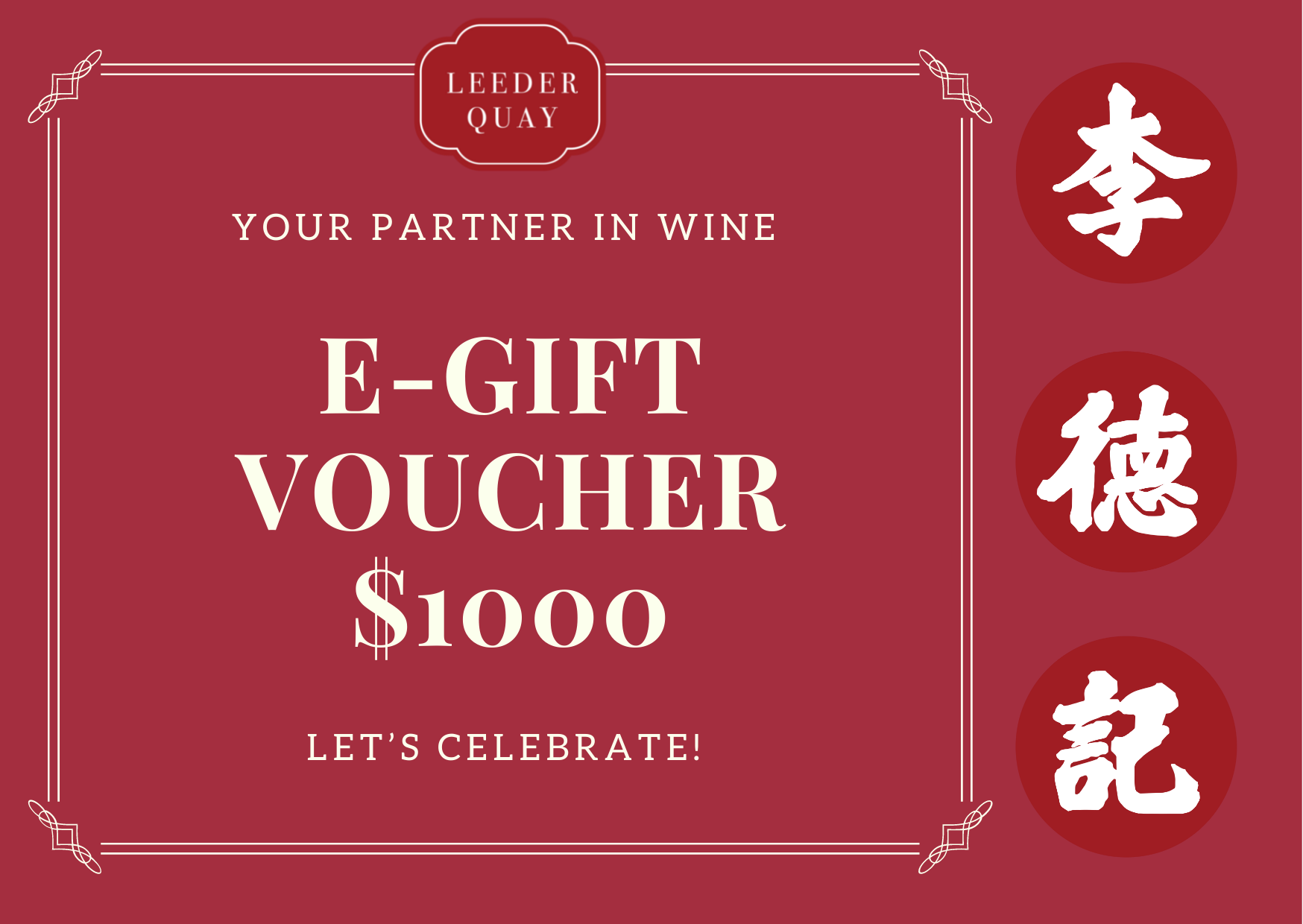 E-Gift Voucher $1000