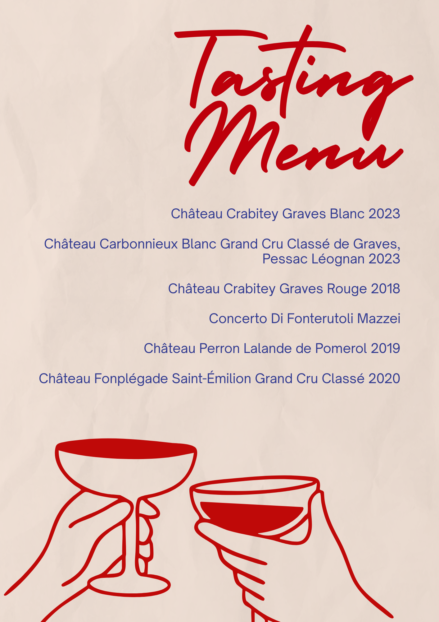 Wine Tasting with Marie Mery